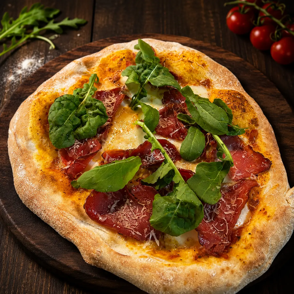 Pastırmalı pizza